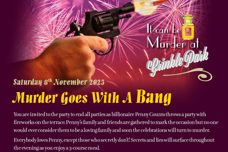 Murder Goes with a Bang Saturday 8th November 2025